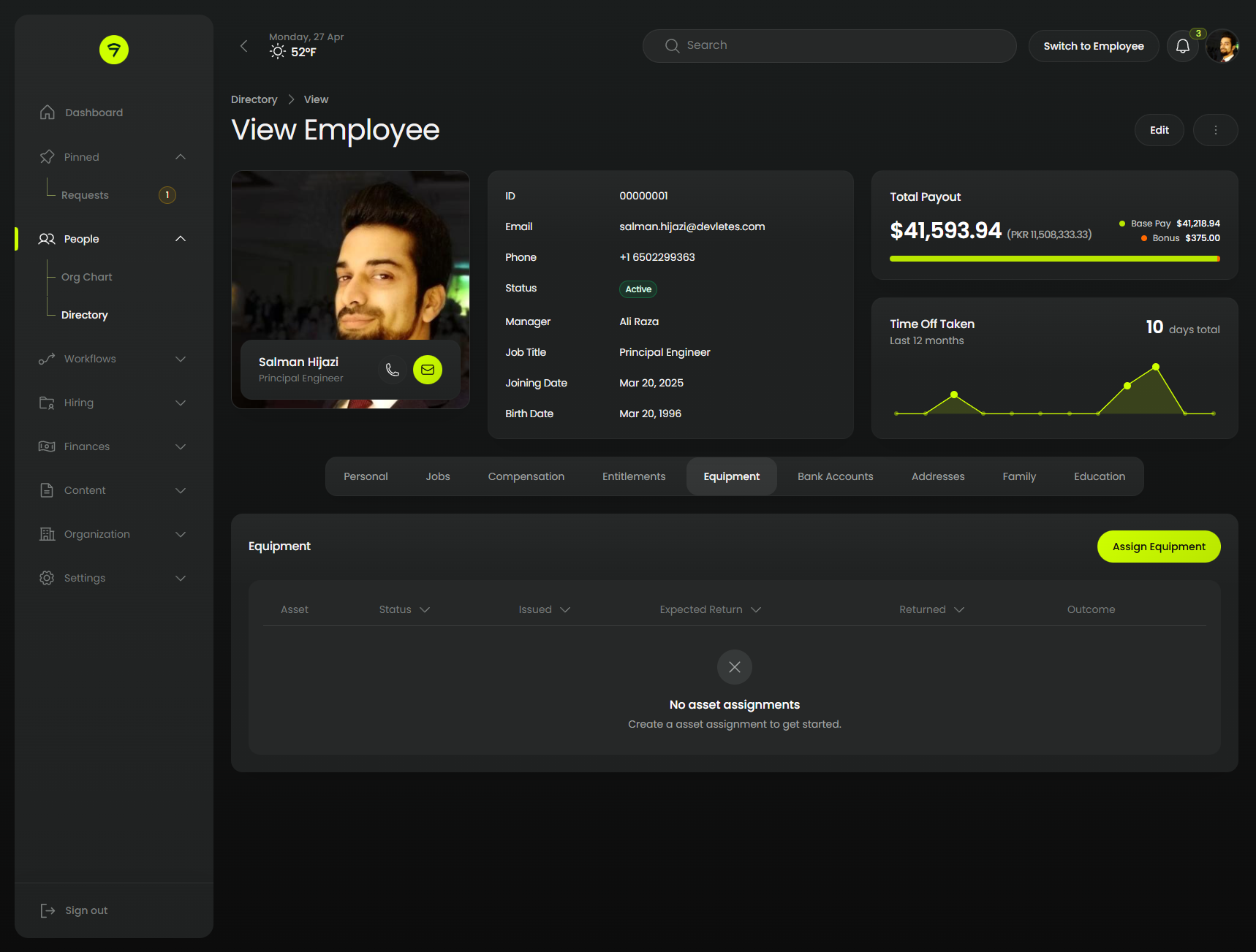 Resource detail (dark)