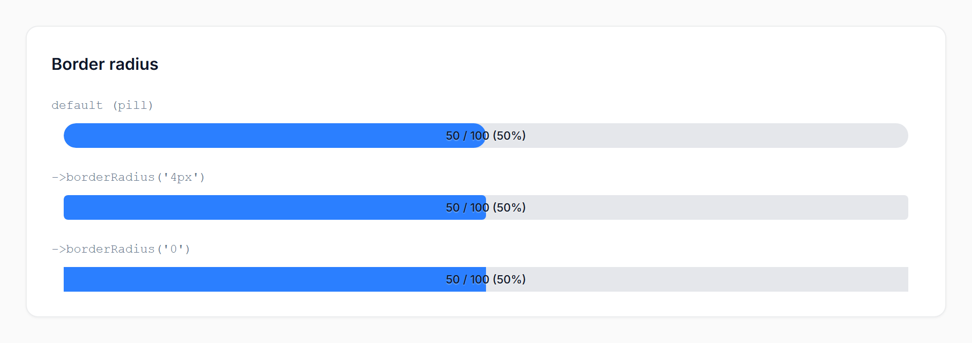 Border radius (light)