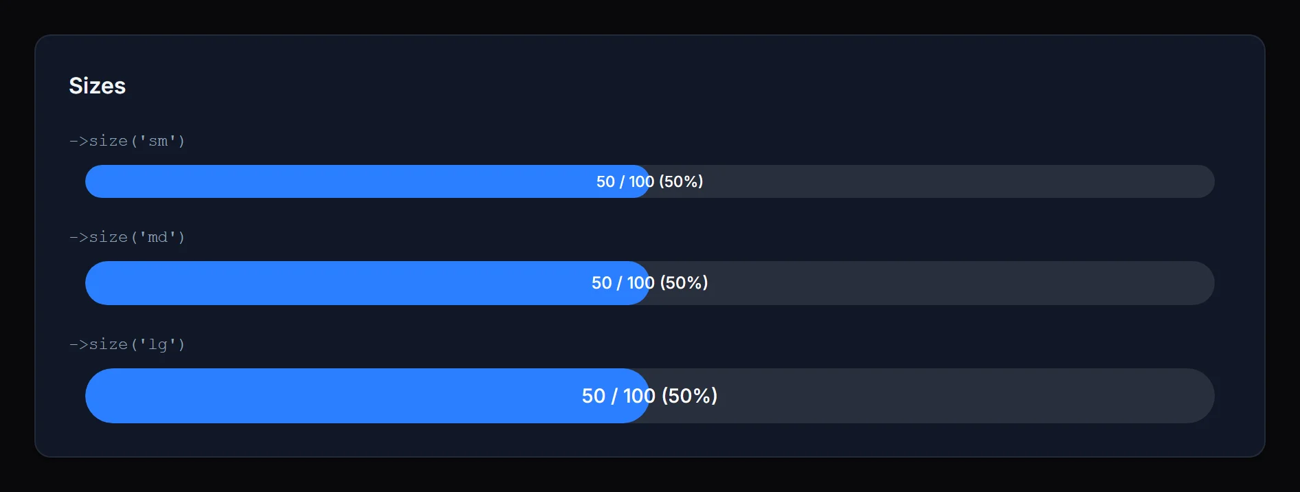 Sizes (dark)