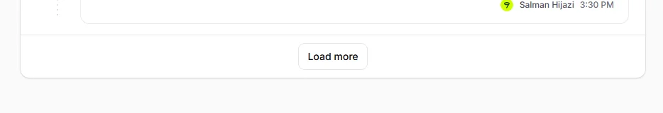 Load more button, light mode